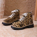 autumn new arrival: women's leopard print martin boots for cross-border e-commerce, plus sizes available. wholesale price: $0.67. dropshipping available on  and . sizes 36-43