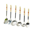 Creative home kitchen utensil set - 7 piece set, easy storage, cooking spatula & ladle combo, stylish design, perfect housewarming gift