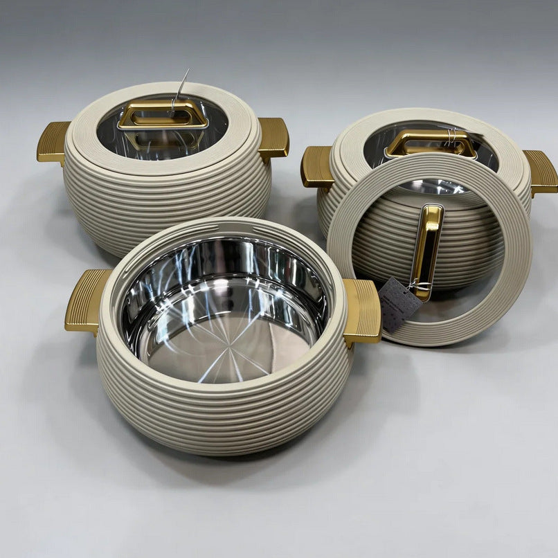 Food warmer containernew arrivalhot sellingexportcross-border3pcs insulated lunch box3l-4l-5l