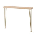 Nordic solid wood entry ultra-narrow entrance table entrance table wall-mounted table iron art entrance extremely narrow corridor table