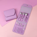 Folding bag 12-piece set (macaron purple)