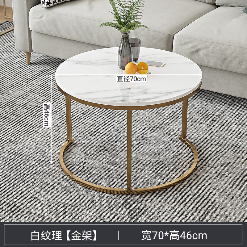 Coffee table living room for home round table small apartmentaccessible luxurycasual modern new arrival sofa coffee table balcony