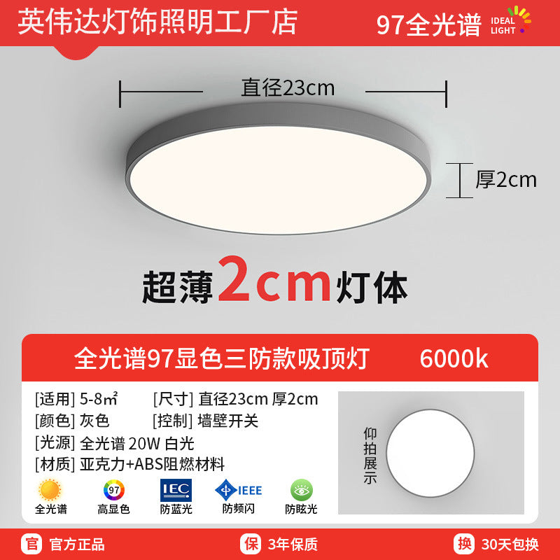 Macaron 1ed ceiling lamp kitchen balcony entrance door entrance lamp corridor aisle round modern casual lamp