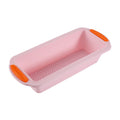 New in stock silicone two-tone toast pan baking cake mold - food grade colorful diy bread & cake mold
