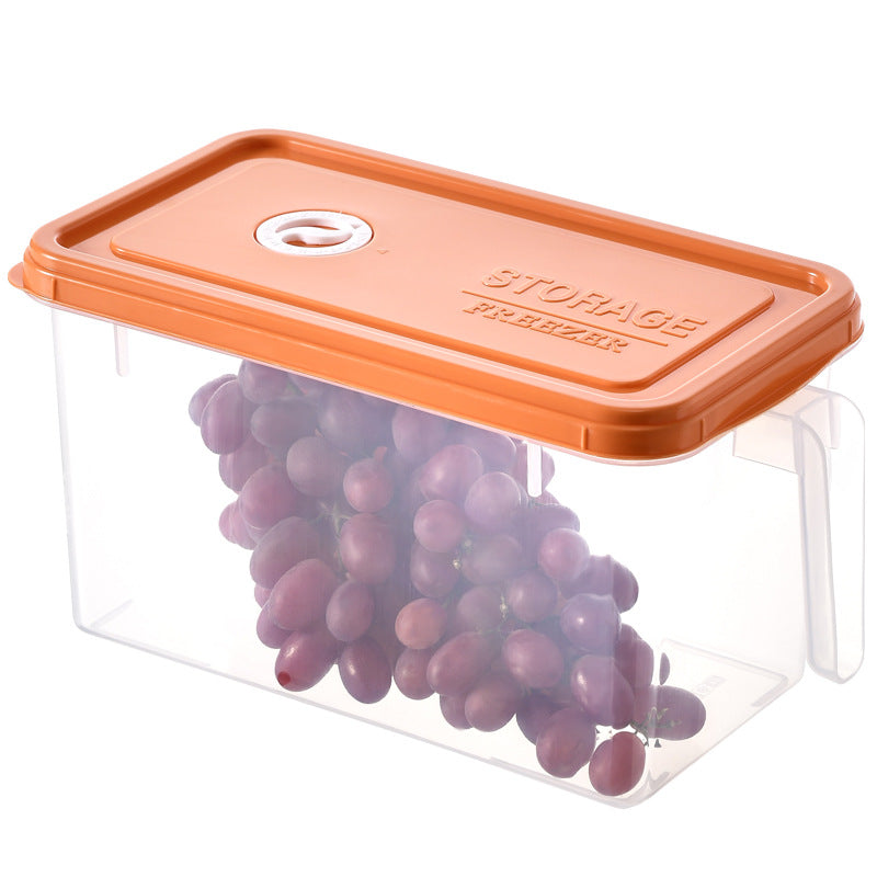 Plastic storage box, food grade fresh-keeping box, vegetables, fruits and eggs, new Chinese-style miscellaneous grain box, sub-packaging and finishing artifact