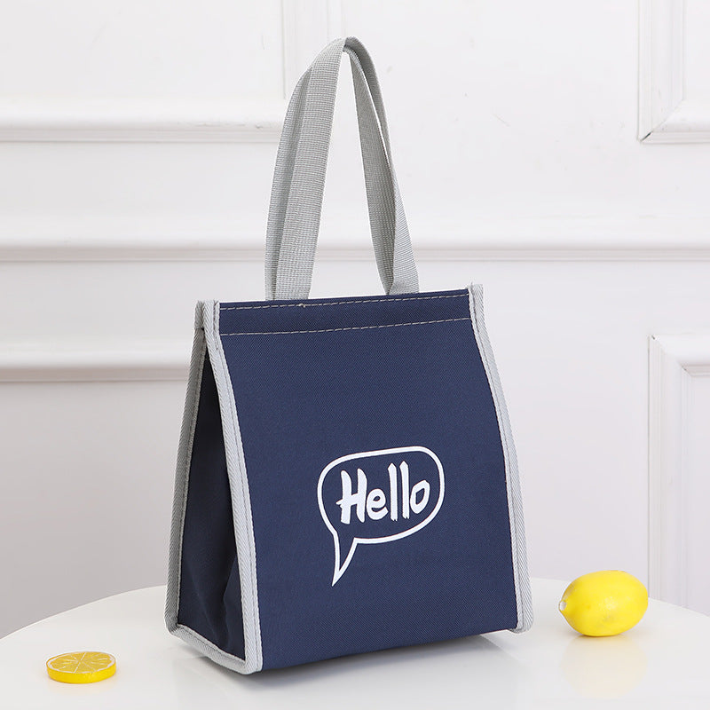 [Event Promotion] When Bag Thickened Picnic Bag Student Lunch Bag Canvas Bag Storage Bag Tote Bag Thermal Insulation Bag