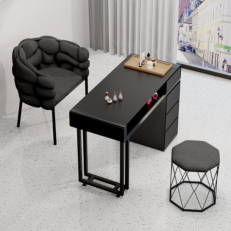 Cream style manicure table and chair set Japanese single double manicure light luxury Internet celebrities ins manicure table manicure shop