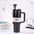 fashioncasual40oz car cup stanley 304 stainless steel thermos cup large capacity handle straw cup