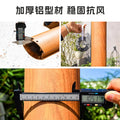 Export-grade hotel & restaurant patio garden roman double-layer umbrella with side stand - outdoor aluminum alloy sun shade