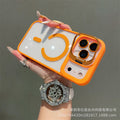 Apple 17promax lens holder magnetic phone case suitable for iphone16 with lens film 15 anti-fall case