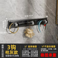 Bathroom patch punch-free round head hook strong load-bearing bathroom bathroom kitchen wall hanging punch-free clothes hanger