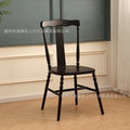 Crown chair + black + wooden seat (ash wood)