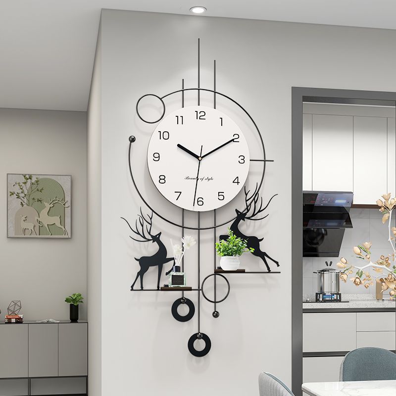 Wall clock living room manufacturer new arrivalpopular creative casualelegantaccessible luxuryclassy clock silent background wall decoration