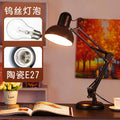 Incandescent tungsten filament eye protection learning full spectrum desk lamp old classic plug-in e27 replaceable bulb warm yellow light