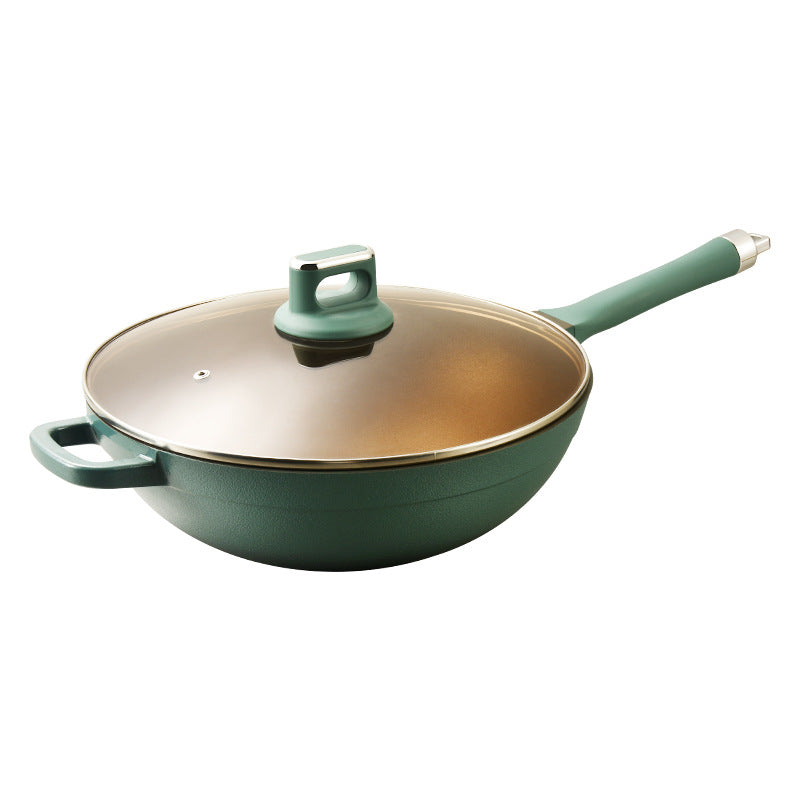 Personalized oem for homemedical stone non-stick cooking pot die-cast milk pot food supplement pot kitchen neutral cooking pot wholesale