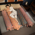 Three-layer pig jacquard bench girl sleeping bed leg clamp pregnant woman side sleeping pillow bedroom cushion bedside cushion