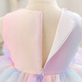 baby girl birthday first birthday princess dress gradient colorful skirt sleeveless girl dress european and american style in stock