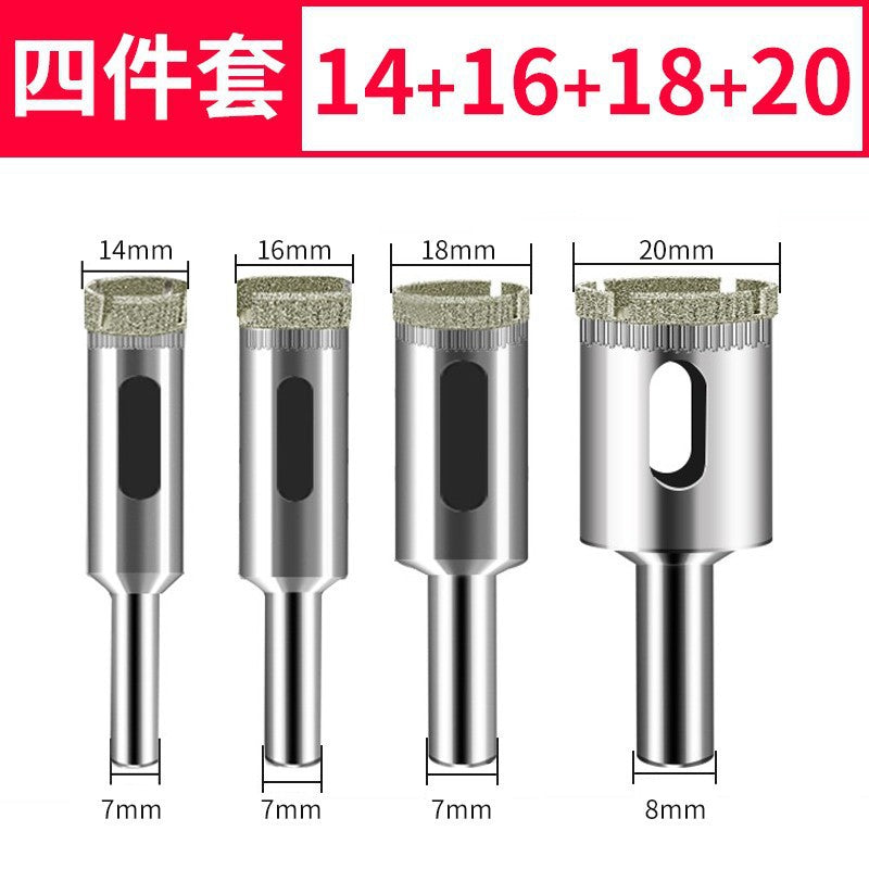 Glass drill bit tile hole opener drilling tile marble turning head drilling round 3_200mm emery drill