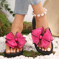 Bowknot women's summer 2024 new sweet plus size platform sandals with skirt - perfect for beach vacations and outdoor adventures