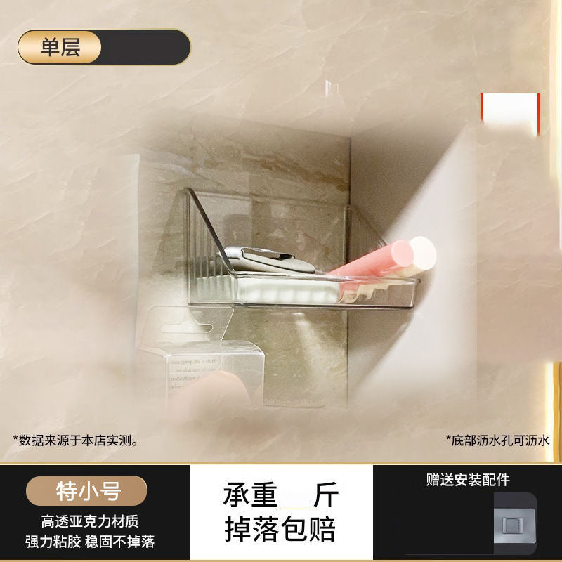 No punching toilet rack bathroom toilet toilet washstand wall-mounted storage shelf artifact