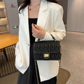Fashion bag for women 2025new arrivalfashioncasual style small square bag western style embroidered rhombus chain shoulder crossbody bag