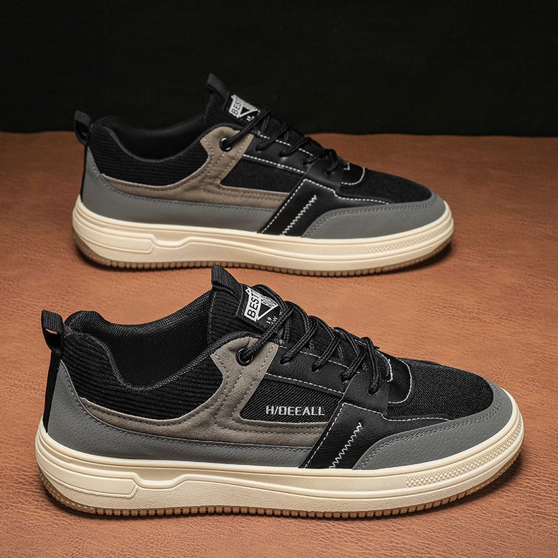 Men's spring 2025 new arrivals: breathable, hong kong style, versatile, dirt-resistant mesh sneakers - trendy, lightweight, soft sole athletic casual shoes