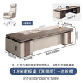 1.8m double short cabinet boss table + boss chair