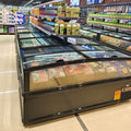 Island cabinet shopping mall supermarket special large capacity combined freezer refrigerated and frozen copper tube horizontal refrigerator large fresh-keeping cabinet