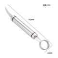 New stainless steel double-ended pomegranate opener - portable home tool for opening pomegranates, peeling oranges, and opening pomelos