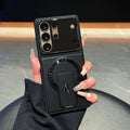 Suitable for samsung s26ultra lens holder mobile phone case multi-functional military anti-fall magnetic holder s24/s25p