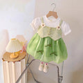Girls' clothing: new  summer collection - baby & toddler princess dresses, stylish children's new chinese style short-sleeve dresses