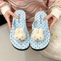 Blue upgraded version of cute rabbit