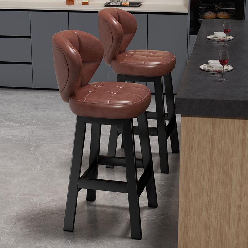 Bar stool, home high stool, solid wood backrest chair, commercial cashier bar stool, light luxury high-end bar stool