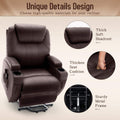 Single genuine leather massage heating living room multi-functional sitting and lying lazy zero-reliance wall chair sofa waist suitable for the elderly