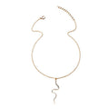 Wholesale snake necklace fashion jewelry - european & american style, summer electroplated, unique & trendy, vintage snake pendant, sweater chain for women
