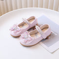 Girls' leather shoes - princess style - new spring/autumn  collection - soft sole performance shoes for little girls - non-slip flats for babies
