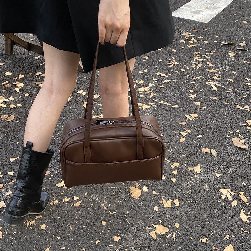 retroniche style large-capacity bag for women autumnew arrivaltrendyeasiest for match underarm bag fashioncasual shoulder bag