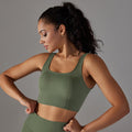European and american cross-border new seamless five-piece jacquard knit yoga set - high-waisted, butt-lifting leggings, workout outfit