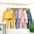 Kids' german velvet pajama set - autumn/winter thermal underwear for boys and girls - warm sleepwear for children and teens - homewear - children's clothing
