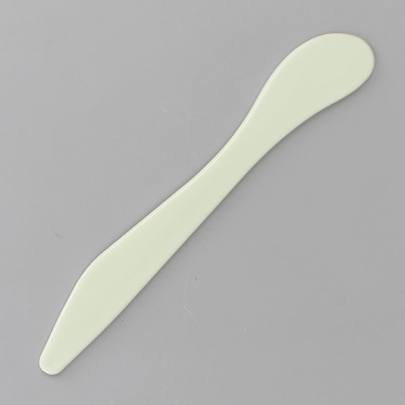 Medium-sized facial mask spatula, plastic mixing stick, applicator, mask spreader, beauty diy mask tool, 16cm total length