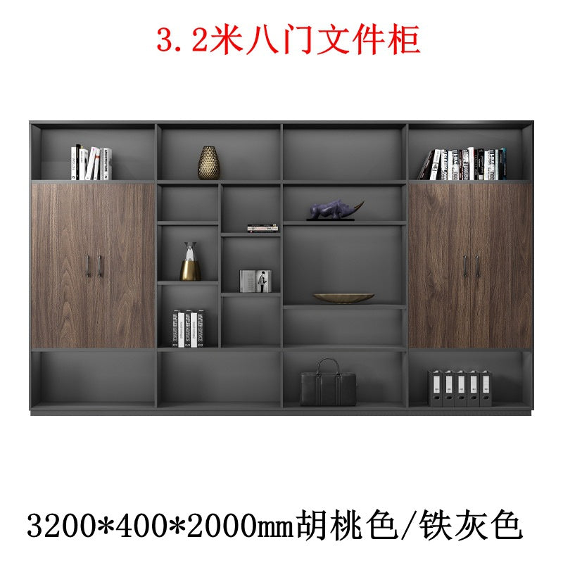 Boss table bookcase casual storage storage cabinet furniture office background file cabinet information cabinet wooden floor cabinet