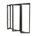 Heavy-duty folding doors available nationwide: wind-resistant, thickened aluminum alloy sliding and swing doors for hotels, clubs, shops, and villas