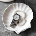 Insaccessible luxury jewelry storage ceramic display tray desktop entrance key ring storage tray photo prop tray