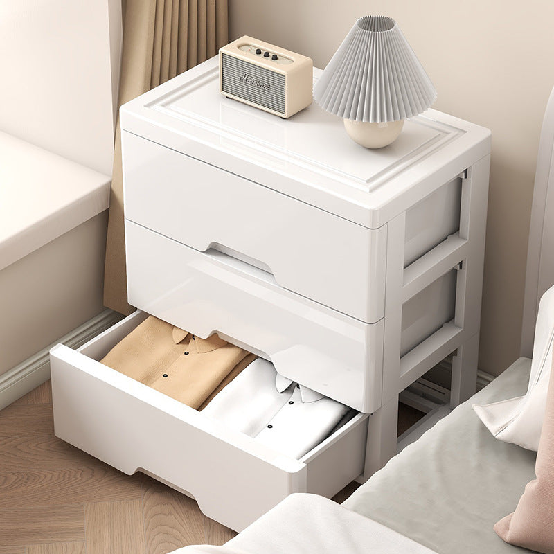 Drawer type underwear, underwear, socks storage box, bedroom clothing multi-layer organizing cabinet against the wall, bedside plastic storage cabinet