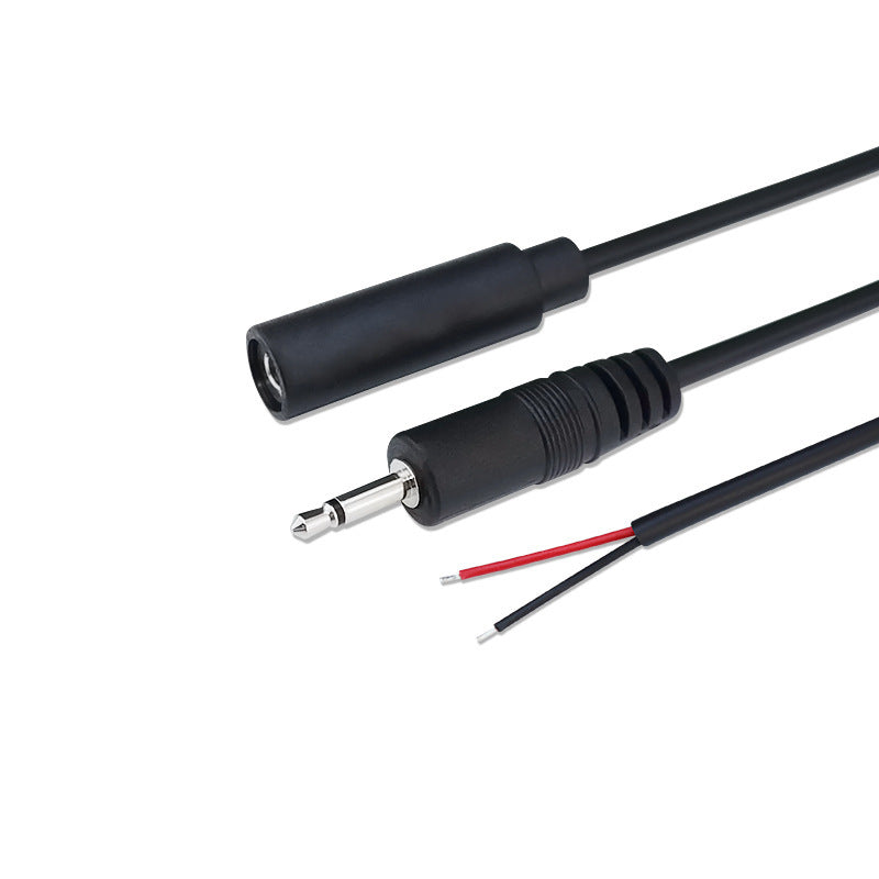 3.5Mm mono audio cable, speaker audio box cable 2.5mm male and female single head cable, microphone charging cable