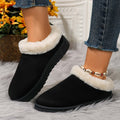 Maomaokou snow boots for women winternew arrivalk-stylethick sole short tube slip-on lazy exportplus size cotton shoes