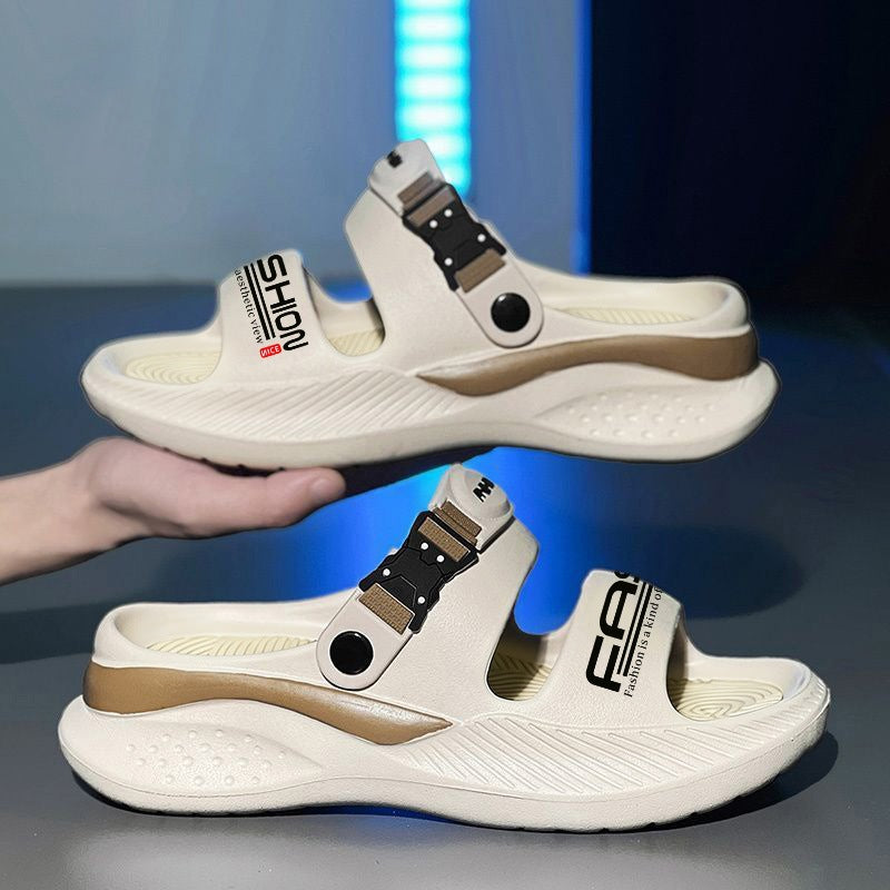 men's summer sandals & slippers - soft, non-slip, plus size, comfortable, perfect for driving, beach, and casual wear