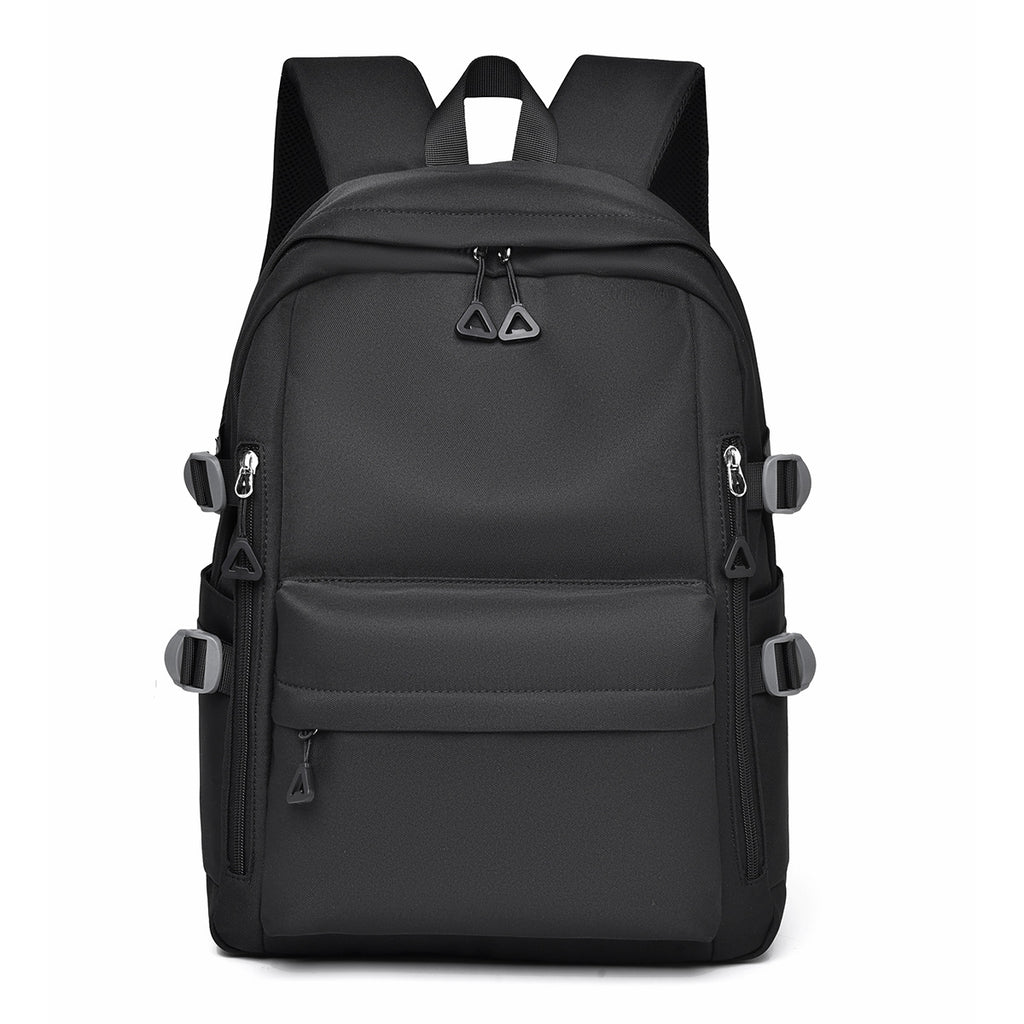 New Simple Men's Business Computer Backpack Leisure Travel Sports Backpack Middle School Student High School Student School Bag