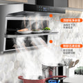 Wholesale royalstar high suction range hood for home warm dish insulation top side double suction small kitchen range hood