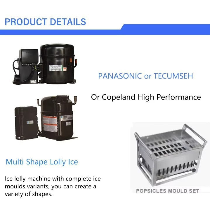 Automatic popsicle maker - 10-cavity fruit ice pop production line equipment